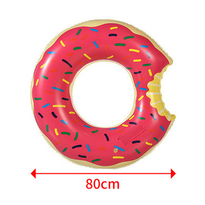 Dječji prsten za plivanje na napuhavanje u obliku krafne Pool Float Beach Party Vodeni sportovi Dječja obuka za sprječavanje utapanja Plivački krug