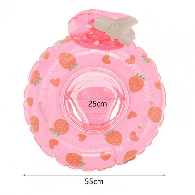 Dječji prsten za plivanje na napuhavanje Ananas jagoda Slatki otisnuti prsten ispod pazuha PVC ljetni bazen Dječji plivajući plovak Vodena zabavna igračka