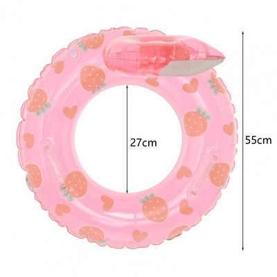 Dječji prsten za plivanje na napuhavanje Ananas jagoda Slatki otisnuti prsten ispod pazuha PVC ljetni bazen Dječji plivajući plovak Vodena zabavna igračka