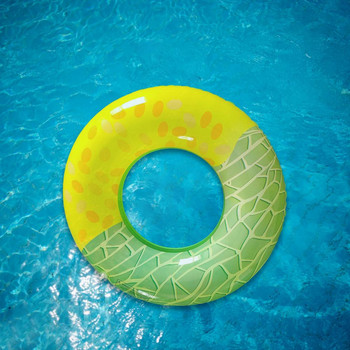 Надуваема тръба за плуване Плувен кръг Мек PVC диня с шарка Надуваем пръстен за басейн Плувен пръстен Парти играчки за водни спортове