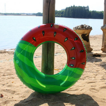 Надуваема тръба за плуване Плувен кръг Мек PVC диня с шарка Надуваем пръстен за басейн Плувен пръстен Парти играчки за водни спортове