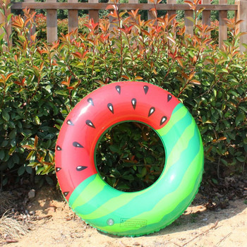 Φουσκωτός σωλήνας κολύμβησης Κύκλος κολύμβησης PVC με μοτίβο καρπούζι Φουσκωτό δαχτυλίδι πισίνας Δαχτυλίδι πάρτι για θαλάσσια σπορ 튜브 물놀이