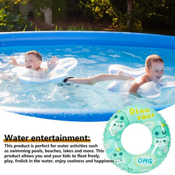 Гумен пръстен за плуване Детски плувни пръстени Плувка Анимационен модел Надуваема седалка Плувка Плувка Преносими летни водни играчки за