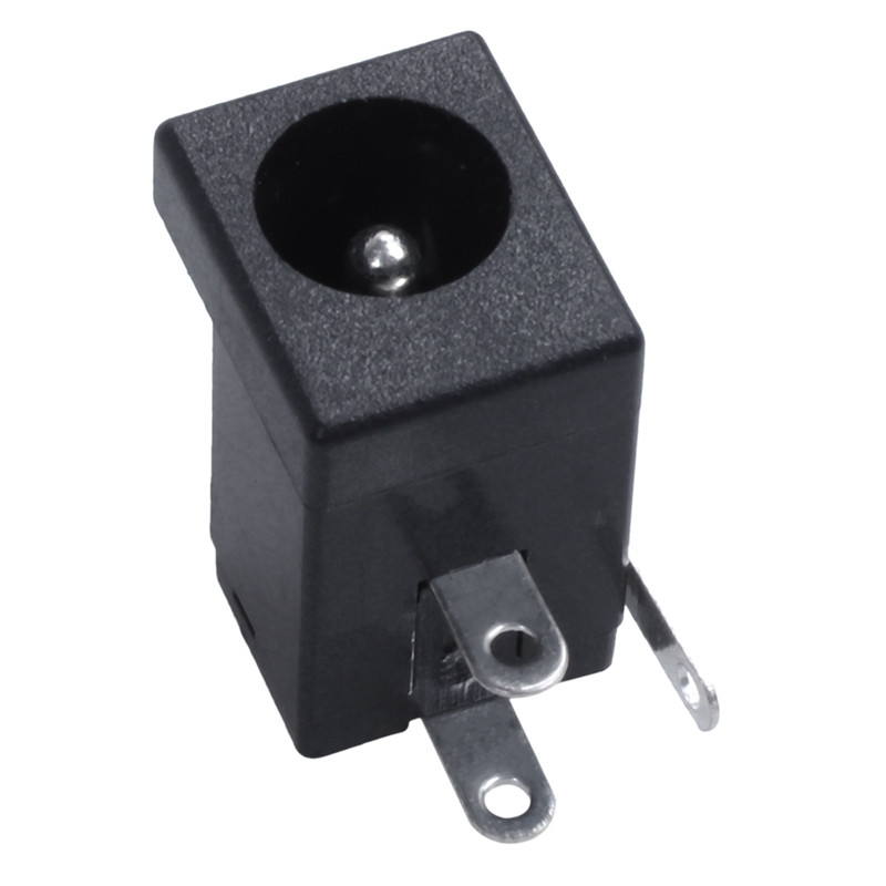 10 bucăți DC 5,5 mm x 2,1 mm mufă de alimentare conector femel pentru montare pe panou
