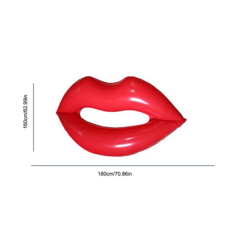 Pripučiamas baseinas plūduriuojantis plaukimo gultas prie baseino Vakarėlis plaukiojanti kėdė Vasaros baseinas plūduriuojantis žaislas baseinas Juokingi blizgučiai lūpos