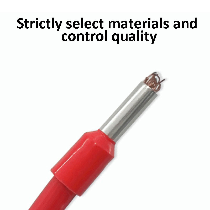 50 db VE sorozatú szigetelt sorkapocs kábelvég krimpelő hüvely kivezetés kábel vezeték csatlakozó elektromos cső csatlakozók