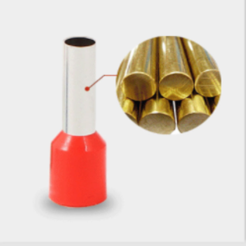 50 db VE sorozatú szigetelt sorkapocs kábelvég krimpelő hüvely kivezetés kábel vezeték csatlakozó elektromos cső csatlakozók