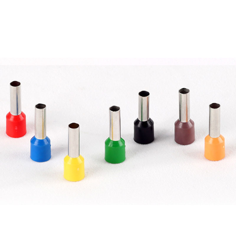50 db VE sorozatú szigetelt sorkapocs kábelvég krimpelő hüvely kivezetés kábel vezeték csatlakozó elektromos cső csatlakozók