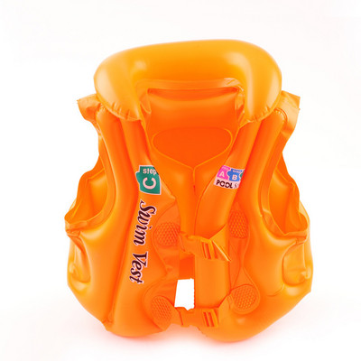 3-10 gadu vecuma bērnu piepūšamā glābšanas veste Bērnu peldēšanas jaka Peldspējas PVC pludiņi, bērni mācās peldēt laivošanas drošības glābšanas veste
