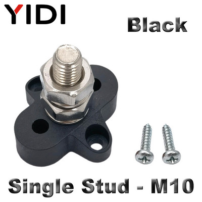 M6/M8/M10 Junction Terminal Block Stud Bus Bar Heavy Duty Battery Power Distribution DC 48V Sabirnica Crvena/Crna Automobilska RV Boat