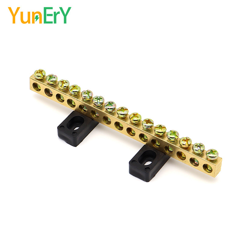 2 db szigetelt csavaros alap földelés réz rúd konzol elosztó szekrény kapocs semleges rúd műanyag tartó tömítés