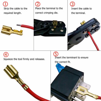 100Pcs/παρτίδα 2,8/4,8/6,3mm Ακροδέκτης πτύχωσης Θηλυκό Αρσενικό Σύνδεσμος Χρυσός ορείχαλκος/Ασημί φτυάρι Ηλεκτρικοί σύνδεσμοι καλωδίων Ηχείο αυτοκινήτου 50 S