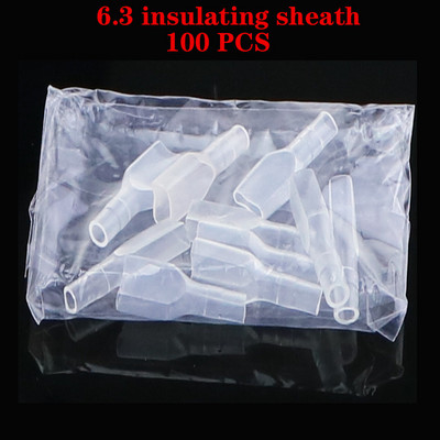 100 tk/partii 2,8/4,8/6,3 mm pressklemm emane isane pistik kuldne messing/hõbedane labidas elektrijuhtme pistikud autokõlar 50 S