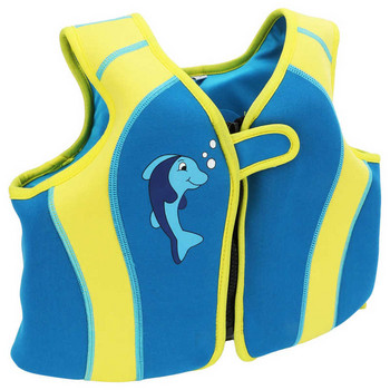 Неопренови спасителни жилетки Бебешка детска спасителна жилетка Бански костюми за водни спортове 10-25 кг Детски плувен тренажор Жилетка с акула, деца