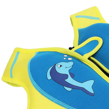 Неопренови спасителни жилетки Бебешка детска спасителна жилетка Бански костюми за водни спортове 10-25 кг Детски плувен тренажор Жилетка с акула, деца