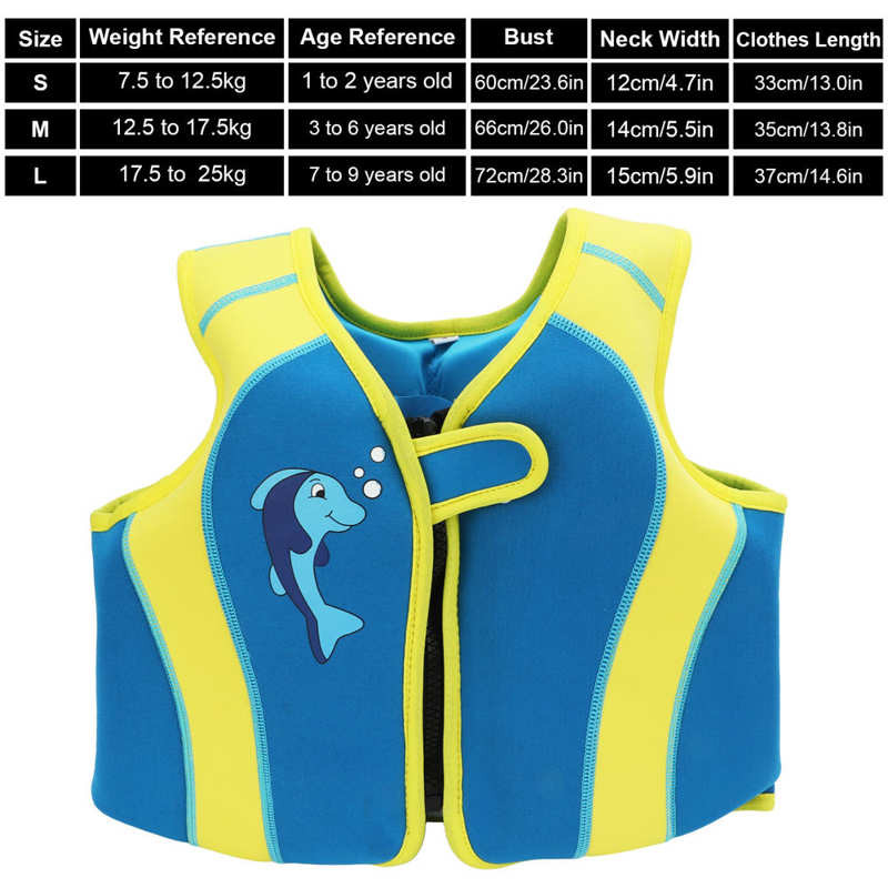 Neopreenist päästevestid Baby Child Päästevestid Veespordi Ujumisriided 10-25kg Chilidren Ujumistreener Shark Vest lastele