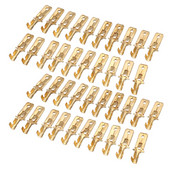 Λιανική 40 τεμ. 1/4 ιντσών καρφιά από ορείχαλκο αρσενικό συνδετήρα καλωδίου μη μονωμένο ακροδακτύλιο