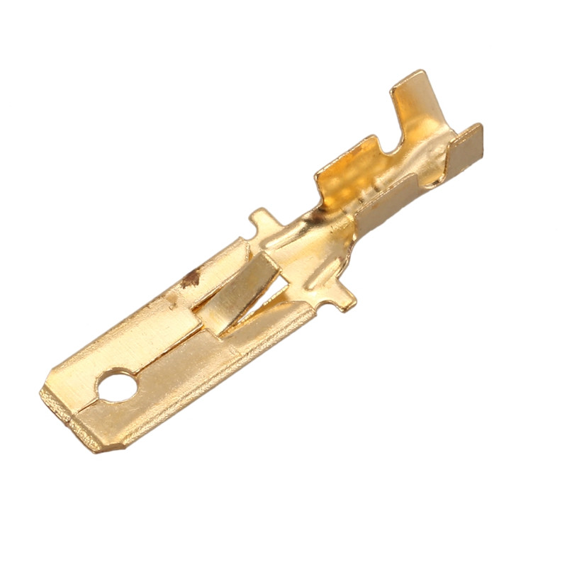 Λιανική 40 τεμ. 1/4 ιντσών καρφιά από ορείχαλκο αρσενικό συνδετήρα καλωδίου μη μονωμένο ακροδακτύλιο