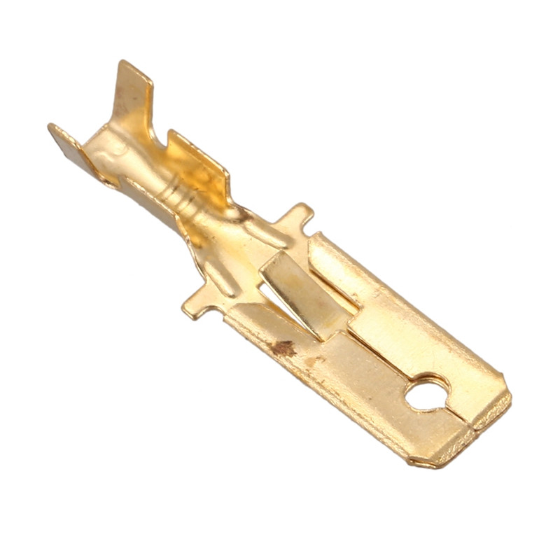 Λιανική 40 τεμ. 1/4 ιντσών καρφιά από ορείχαλκο αρσενικό συνδετήρα καλωδίου μη μονωμένο ακροδακτύλιο