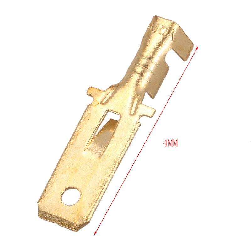 Λιανική 40 τεμ. 1/4 ιντσών καρφιά από ορείχαλκο αρσενικό συνδετήρα καλωδίου μη μονωμένο ακροδακτύλιο