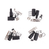 Új 1Set DIN 3/4Pin dugós DC tápcsatlakozó 3/4P kettős tápegység S sorkapocs csatlakozó adapter TFT LCD síkképernyős TV-hez