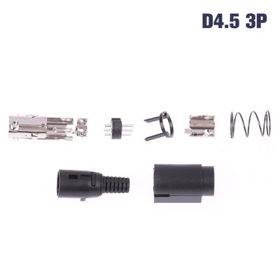 Új 1Set DIN 3/4Pin dugós DC tápcsatlakozó 3/4P kettős tápegység S sorkapocs csatlakozó adapter TFT LCD síkképernyős TV-hez