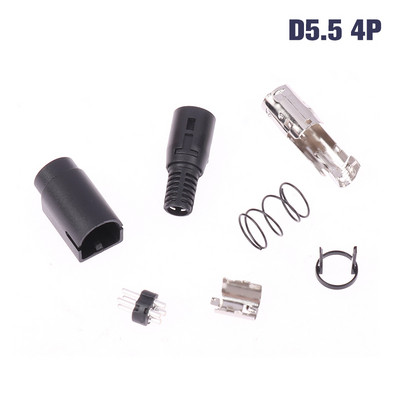 Új 1Set DIN 3/4Pin dugós DC tápcsatlakozó 3/4P kettős tápegység S sorkapocs csatlakozó adapter TFT LCD síkképernyős TV-hez