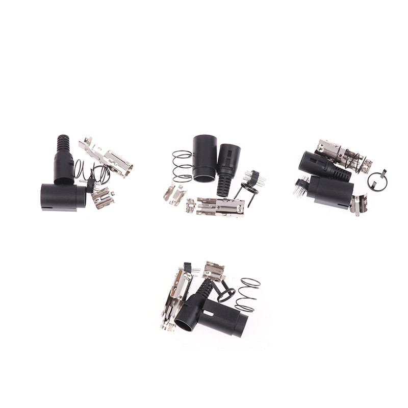 Új 1Set DIN 3/4Pin dugós DC tápcsatlakozó 3/4P kettős tápegység S sorkapocs csatlakozó adapter TFT LCD síkképernyős TV-hez