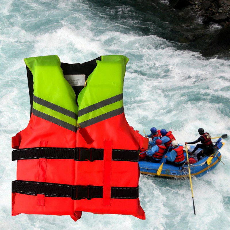 Víz alatti kabát Fényvisszaverő Professzionális Erős úszóképesség Életre szóló csónakázás Úszás Drifting biztonsági mellény Vízisport kellékek