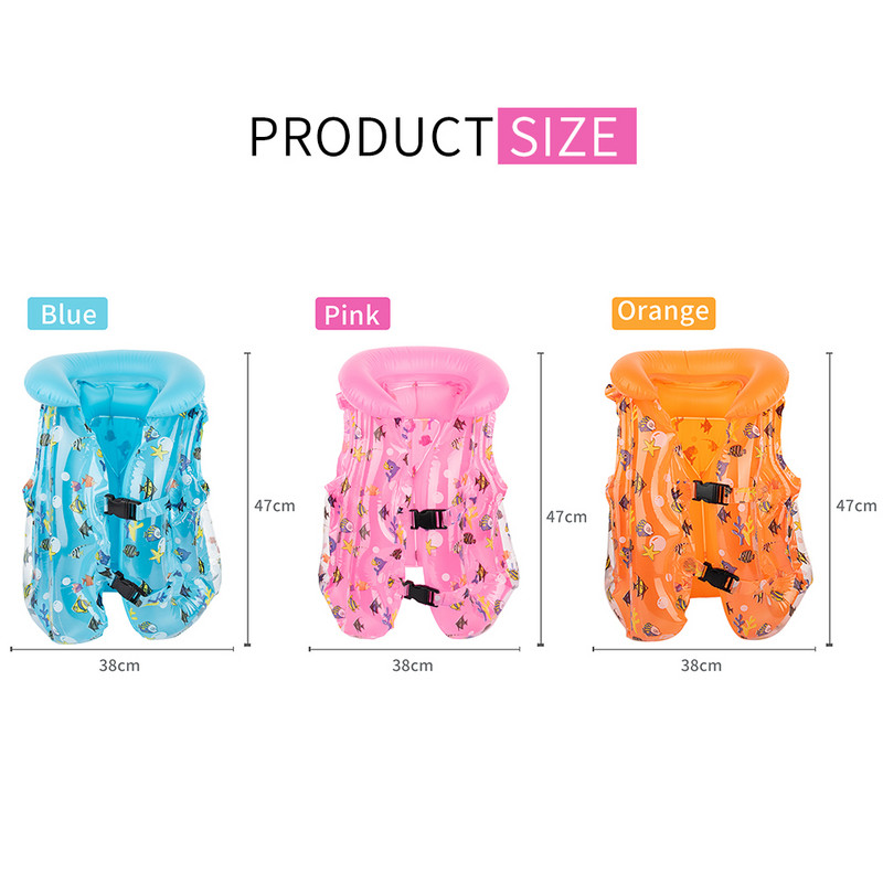 Laste ujumisabi ohutusujuk, täispuhutav multifilmi ujumisvest Ujumaõpitav päästevest Ujumise abivest lastele