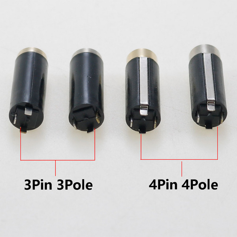 10kom 3,5 mm 3/4 polna stereo ženska utičnica DC 3,5 dvokanalni audio utičnica za apple Priključak za slušalice DIY adapter