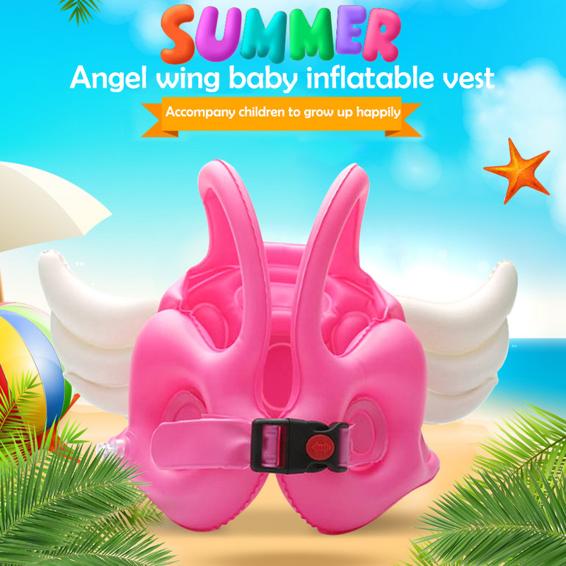 Angel Wingsi laste päästevestid kerged ujumisriided, paksendatud päästevestid, peen reguleeritav ohutus ujumispaadiga triivimiseks