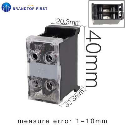 bloc terminal bază șină din șurub fixat IN12C IN411SC IN60C IN100C placă de urechi pentru rând de cablare
