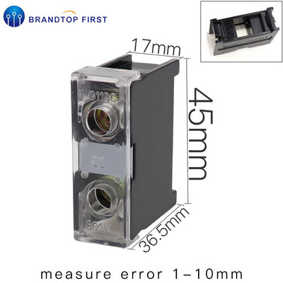 bloc terminal bază șină din șurub fixat IN12C IN411SC IN60C IN100C placă de urechi pentru rând de cablare