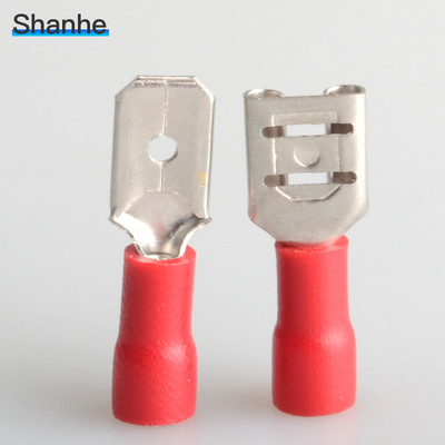 6,3 mm 25 moteriai su 25 kištuku izoliuotomis elektrinio užspaudimo gnybtų jungtimis H1E1