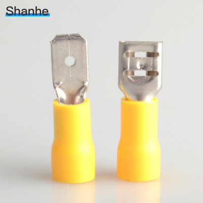 6,3 mm 25 moteriai su 25 kištuku izoliuotomis elektrinio užspaudimo gnybtų jungtimis H1E1