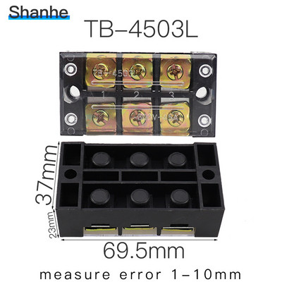 600V 45A TB serijos fiksuoti gnybtai Laidų eilė TB-4503 TB-4504 TB-4505 TB-4506 TB-1510 TB-1512