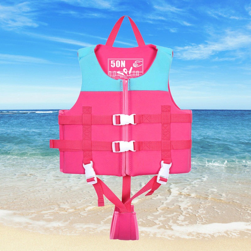 Dječji plutajući prsluk Podesivi prsluk za spašavanje s printom Prozračnost Zatvaranje patentnim zatvaračem Unisex za kajak Vožnja čamcem Plivanje Drift