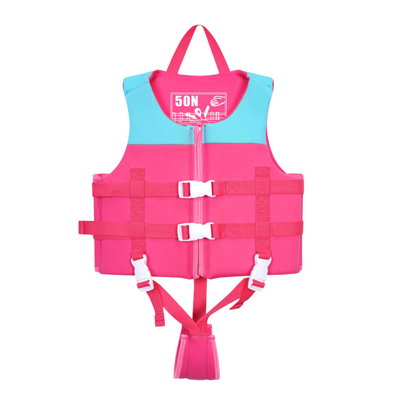 Dječji plutajući prsluk Podesivi prsluk za spašavanje s printom Prozračnost Zatvaranje patentnim zatvaračem Unisex za kajak Vožnja čamcem Plivanje Drift