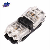 5 buc. Conector terminal conectabil cu două fire Terminal de sertizare fără sudură, fără șuruburi, potrivit pentru sursa de alimentare cu lumină LED