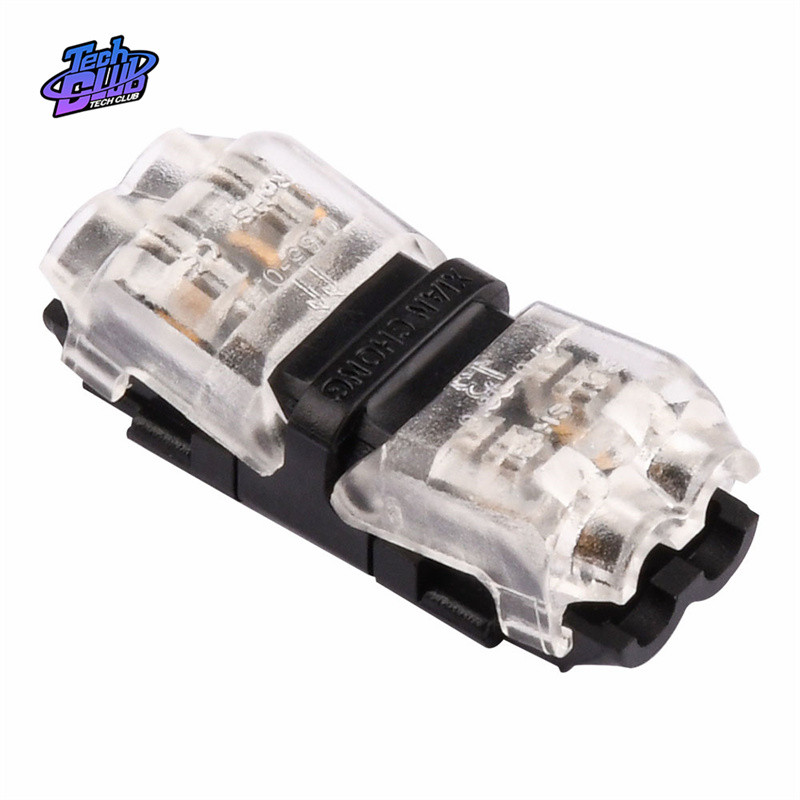 5 buc. Conector terminal conectabil cu două fire Terminal de sertizare fără sudură, fără șuruburi, potrivit pentru sursa de alimentare cu lumină LED