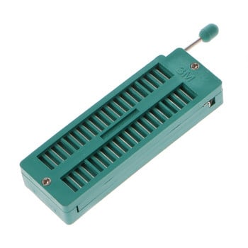 16 20 24 28 40 P Pin 2,54MM Πράσινη Δοκιμή DIP Universal ZIF IC Socket Welding Type P15F