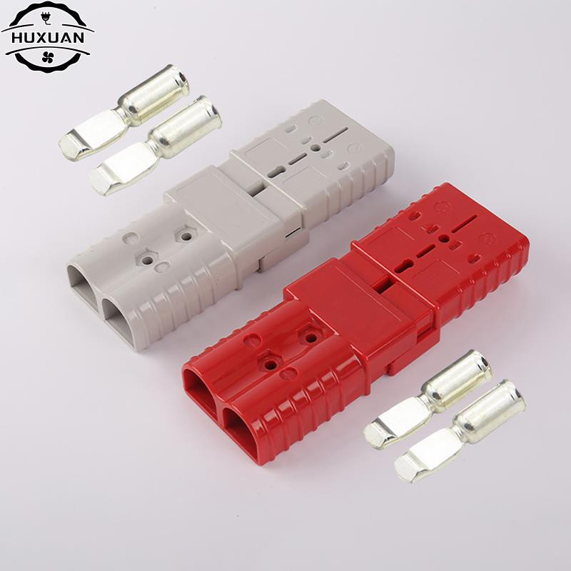 Kahepooluseline vaskkontaktiga toitepistikud 50A 120A 600V kõrge voolupistik elektriauto aku UPS-i kaabli pistikutele