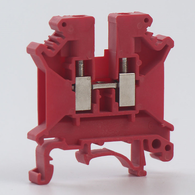 10 tk UK-5N plokid Din-rööpa klemmiplokk Universaalne pistikuga kruviühendus Elektrijuhtmete juht UK5N klemmiriba