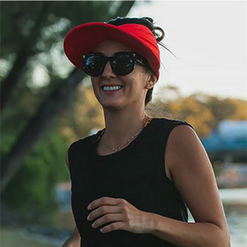 Летни дамски козирка Слънчеви шапки UV защита Сенник Плажни шапки Дишащи Спорт на открито Тенис Голф Бягане Слънцезащитни шапки Шапки