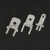 100 buc 2,8/4,8/6,3 MM Inserții Fișă Terminal masculin PCB Lipire Grosime 0,8 Două picioare, Foaie de sudare PCB
