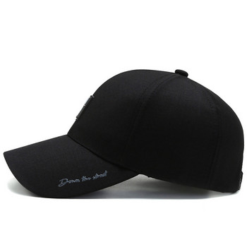 Лятна за луксозна дизайнерска мъжка модна черна бейзболна шапка, дамска зимна спортна памучна голф шапка за камион, мъжка Kpop Bone Snapback E44
