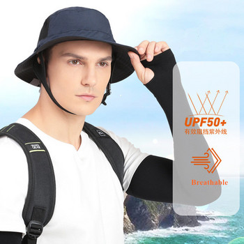 Καπέλο Beach Surf Mesh Αναπνεύσιμο καπέλο αντηλιακού UPF50+ Καλοκαιρινή ζώνη ψαρέματος εξωτερικού χώρου Ρυθμιζόμενο πηγούνι με κάδο καπέλο Water Sport Unisex Solid