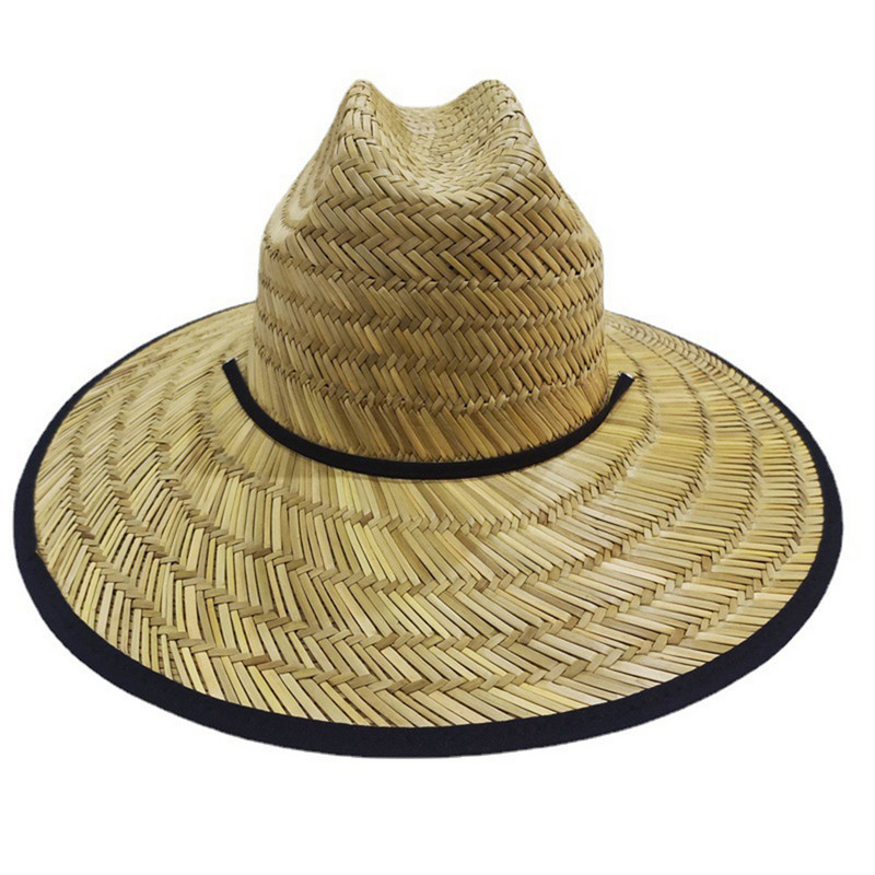 Σιταρένιο καπέλο παραλίας από άχυρο καλοκαιρινό ανδρικό γυναικείο αντηλιακό ρυθμιζόμενο χειροποίητο πλεγμένο δώρο ταξιδιωτικό καπάκι για κάμπινγκ