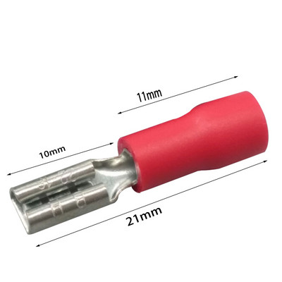 10 vnt. Jungtys Gnybtai Bm250/rm250/ym250/bf250 Sujungimo kilpa Užspaudžiamas kastuvas varžtų gnybtas Mėlyna Geltona Raudona